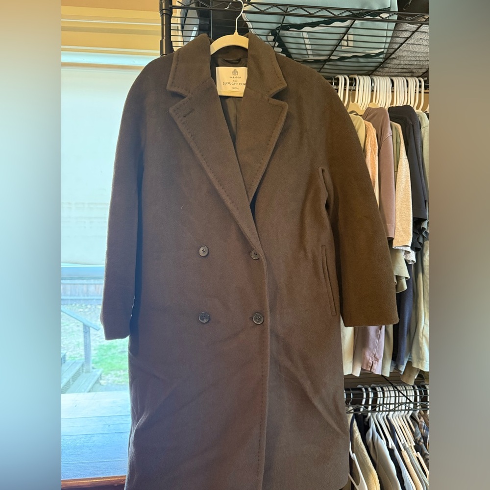 Aritzia Slouch Coat - (Re)Camel Wool